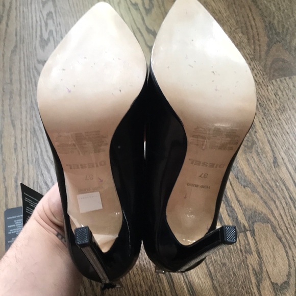 Diesel D-ipper Python Snake Zipper Heel Point Pump - Picture 7 of 8